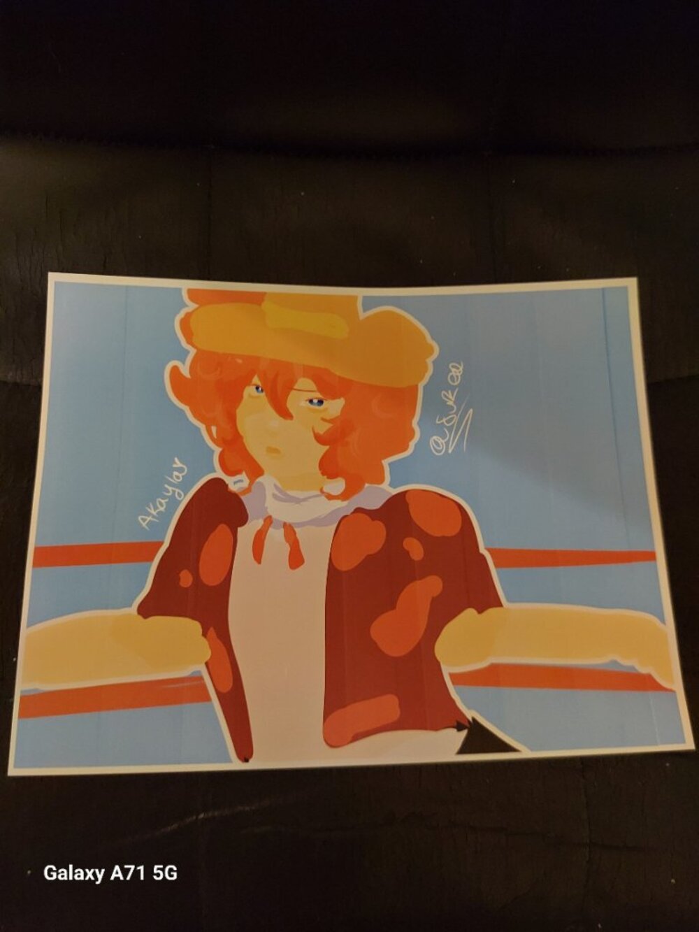 Original Digital Art Print of a Cowgirl